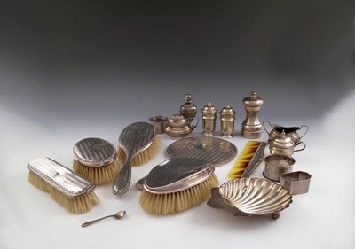 Appraisal: A mixed lot of silver items various dates and makers