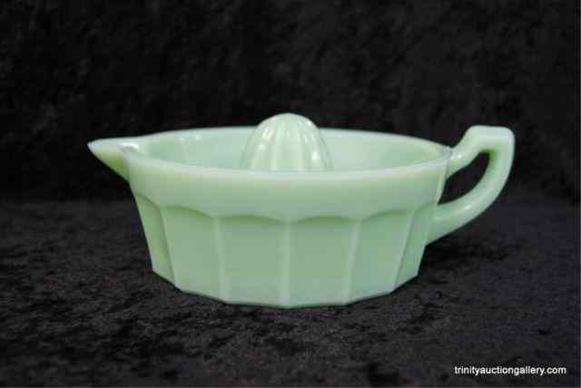 Appraisal: Jadeite Large '' Orange Reamer - JuicerThis is for very