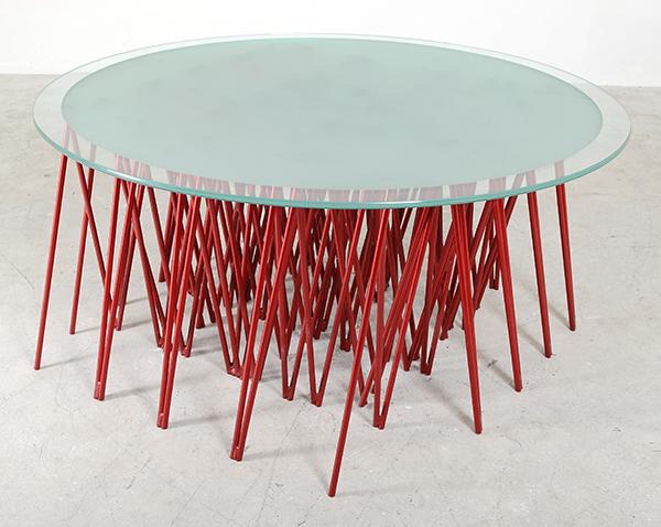 Appraisal: AN ITALIAN LOW TABLE c AN ITALIAN LOW TABLE c