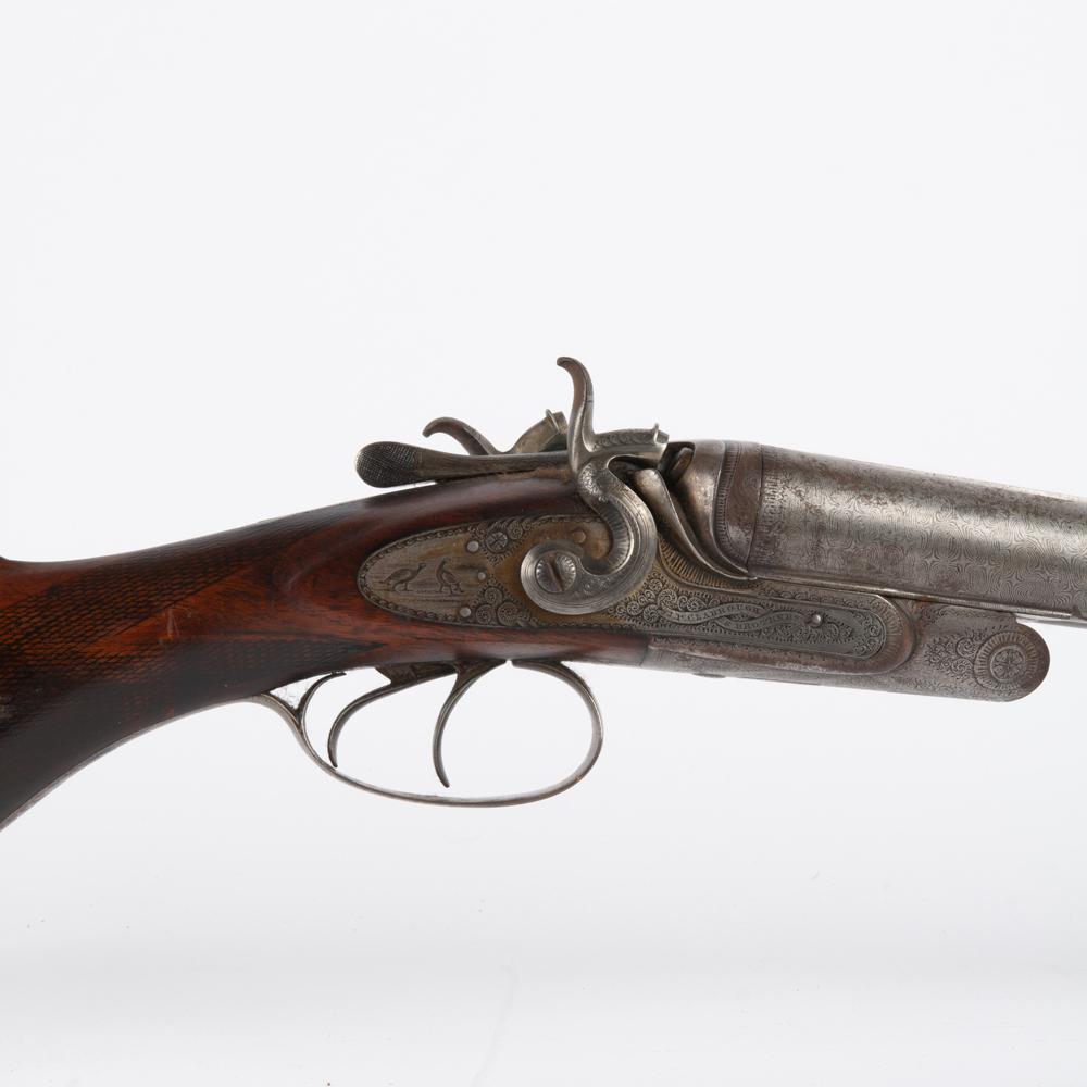 Appraisal: J P CLABROUGH BROS LONDON DOUBLE-BARREL SHOTGUN English-made circa -