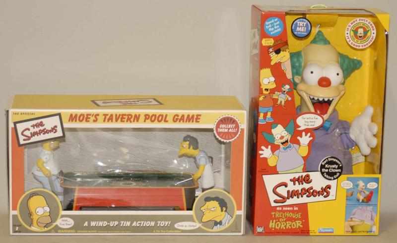 Appraisal: Lot of Simpsons Toys in Boxes This lot includes Crusty