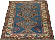 Appraisal: A Kazak Carpet Russian ca A very fine antique Kazak