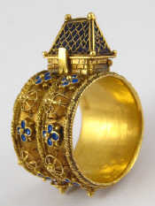 Appraisal: Judaica A fine th th century antique carat gold and