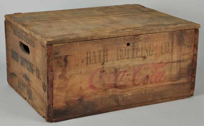 Appraisal: Coca-Cola Double Case Crate from Bath ME Description Circa to