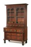 Appraisal: DESK - American two part Classical period secretary case in