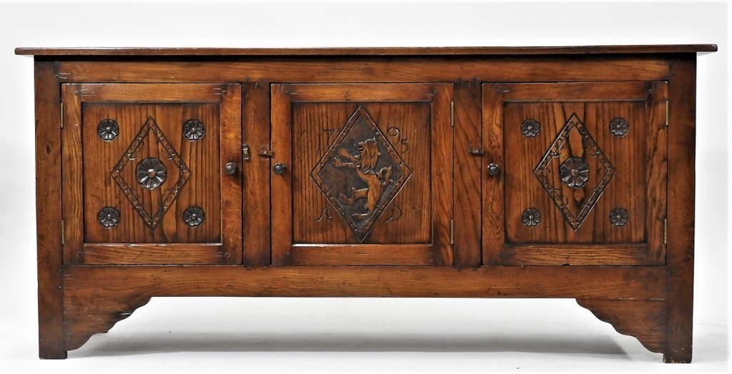 Appraisal: GOSTIN ENGLISH RENAISSANCE REVIVAL OAK SIDEBOARD England Early th CenturyFinely