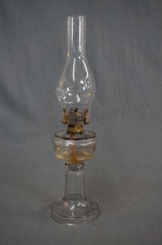 Appraisal: Antique SOCONY Oil Lamp ca 's- 's Complete SOCONY oil