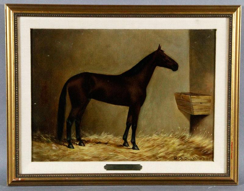 Appraisal: - Horses Paintings by Fish Three C B Fish Horses