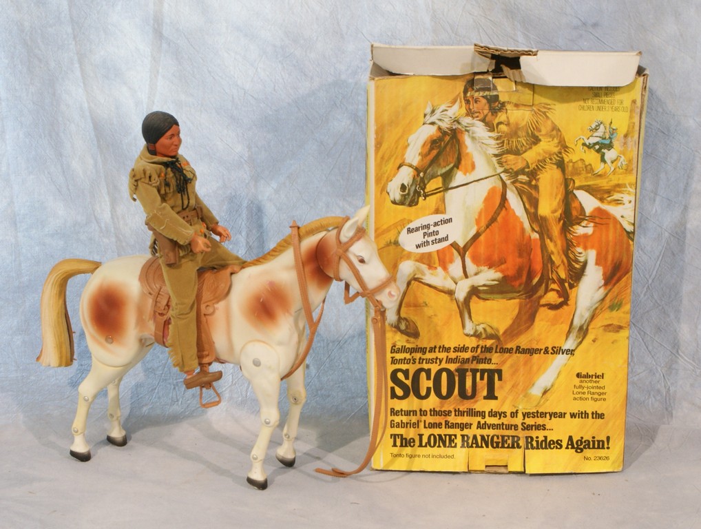 Appraisal: Scout and Tonto Action Figure by Gabriel with original box