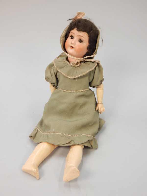 Appraisal: A Simon Halbig bisque head doll with composition limbs cm