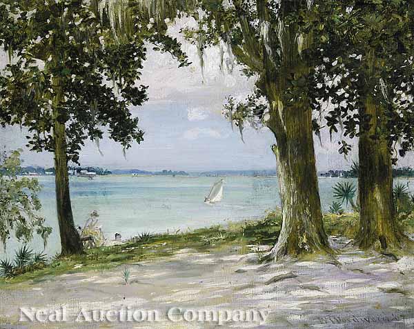 Appraisal: William Woodward American Louisiana - Henderson Point Bay St Louis