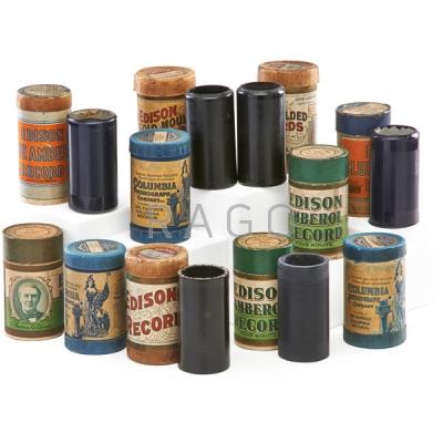 Appraisal: EDISON PHONOGRAPH CYLINDERS Condition Report