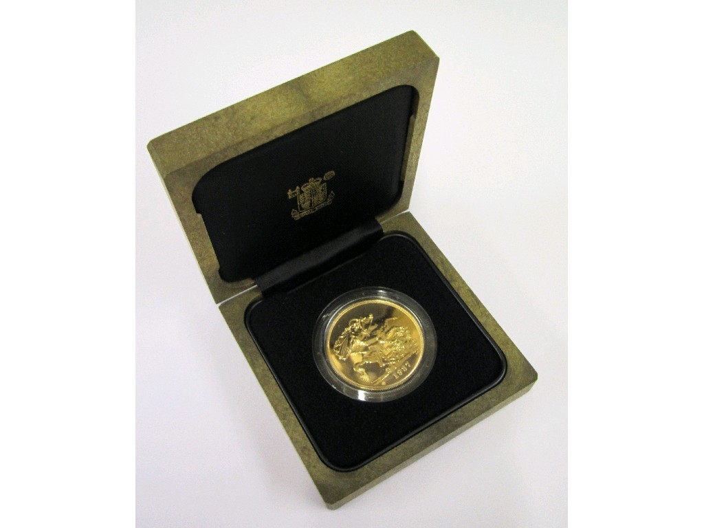 Appraisal: gold brilliant uncirculated coin cased ct gms