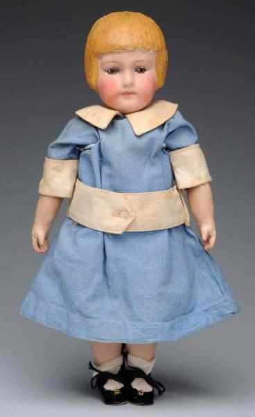 Appraisal: Charming Chase Cloth Doll cloth with molded face hand painted