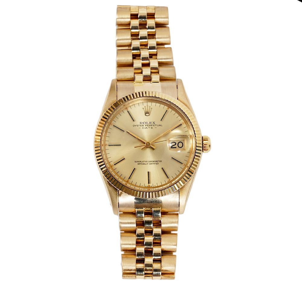 Appraisal: Rolex Gold Vintage Perpetual Date Watch Rolex Vintage Perpetual Date