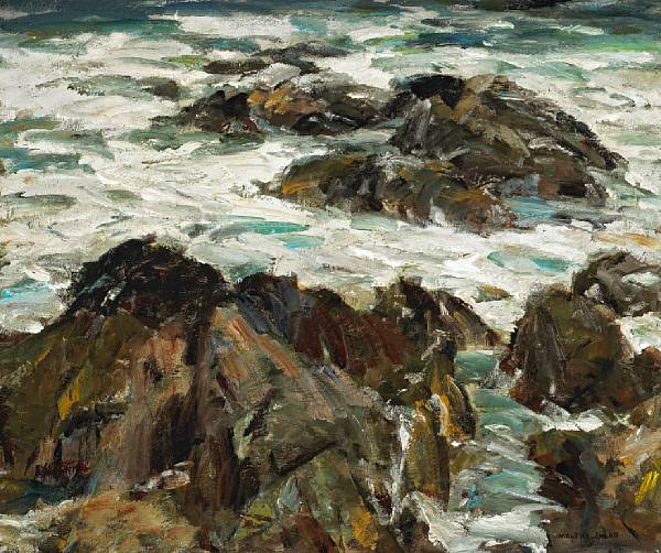 Appraisal: Maurice Logan - Along the Monterey Coast signed 'Maurice Logan'