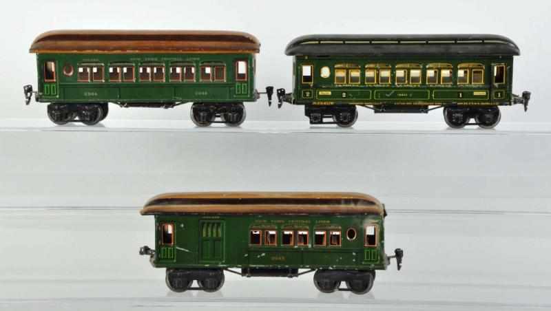 Appraisal: Lot of Marklin -Gauge Passenger Cars German Marked New York