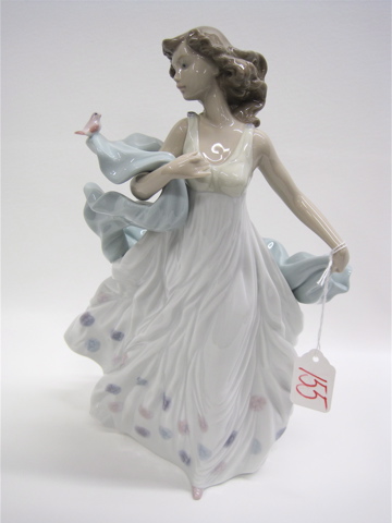 Appraisal: LLADRO PORCELAIN FIGURE Summer Serenade marked with the Lladro trademark