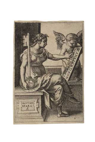 Appraisal: GEORG PENCZ Grammatica Engraving x mm x inches From the