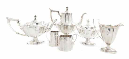 Appraisal: An American Sterling Silver Tea and Coffee Service Gorham in