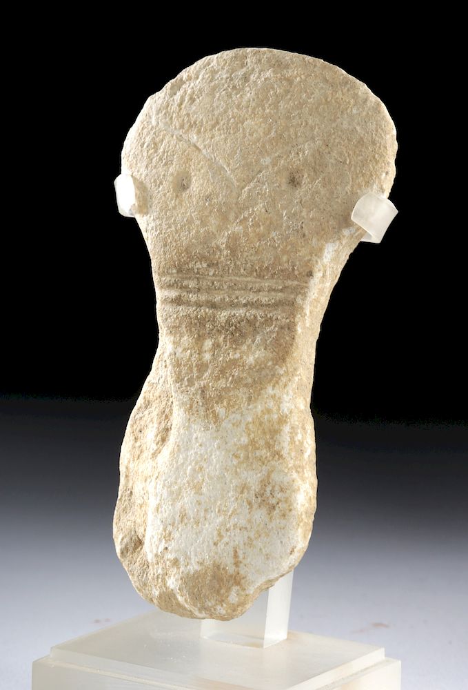 Appraisal: Published Anatolian Marble Idol - Troy Type Ancient Asia Minor