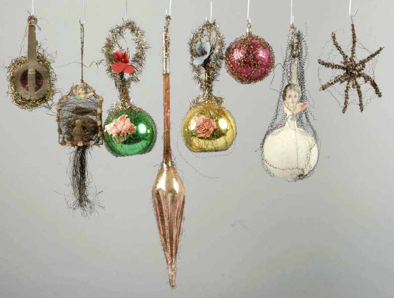 Appraisal: Lot of Wire Wrapped Christmas Ornaments Description