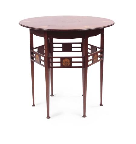 Appraisal: HERBERT DAVIS RICHTER - FOR THE BATH CABINETMAKERS CENTRE TABLE