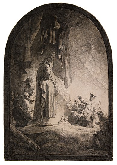 Appraisal: REMBRANDT VAN RIJN The Raising of Lazarus The Larger Plate