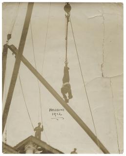 Appraisal: Houdini Harry Ehrich Weiss Houdini Straitjacket Escape Photograph Circa Houdini