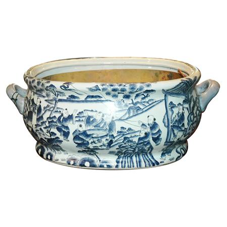 Appraisal: Chinese Blue and White Porcelain Jardiniere Estimate -