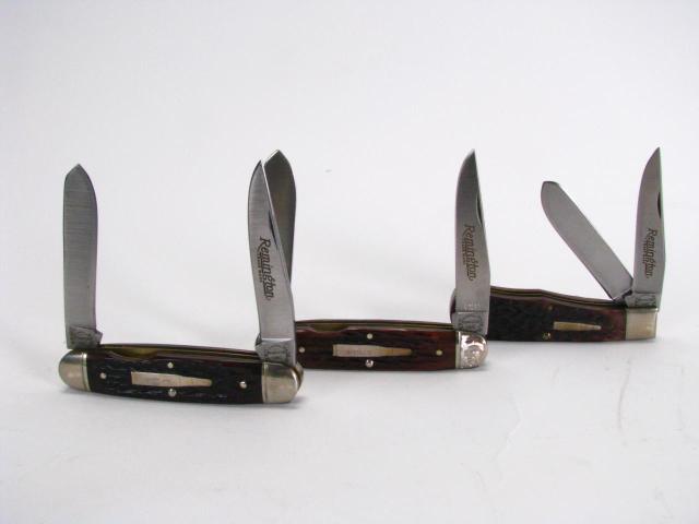 Appraisal: Lot of Three Remington Collector's Edition Silver Bullet knives including