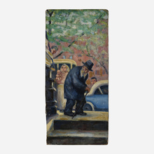 Appraisal: Harry Zitter Top of the Steps oil on canvas board