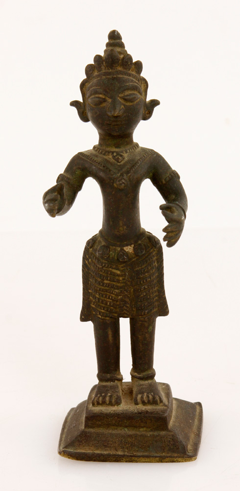 Appraisal: - Indian th th C Bronze Figure Bronze figure India