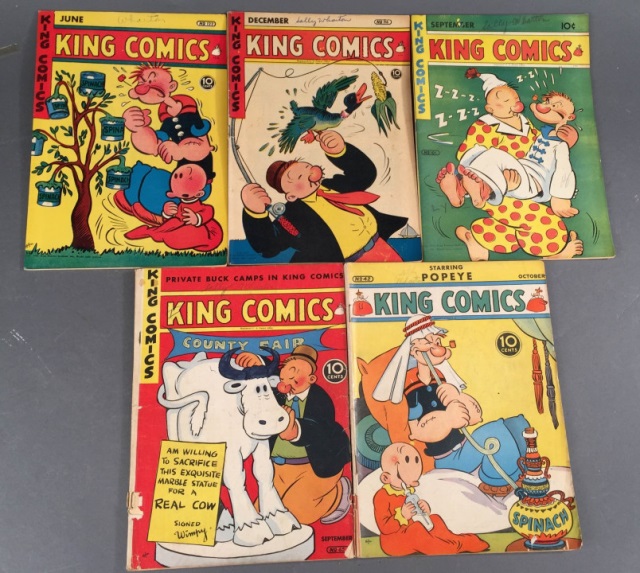 Appraisal: King Comics Nos Ungraded unrestored Most of these comics have