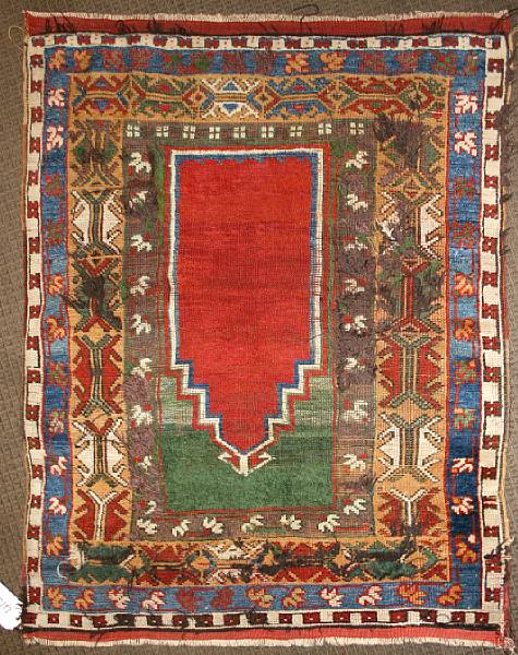 Appraisal: A Konya rug West Anatolia size approximately ft in x