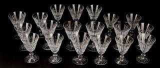 Appraisal: Set Waterford Crystal Tramore Stems Waterford Crystal Irish - late