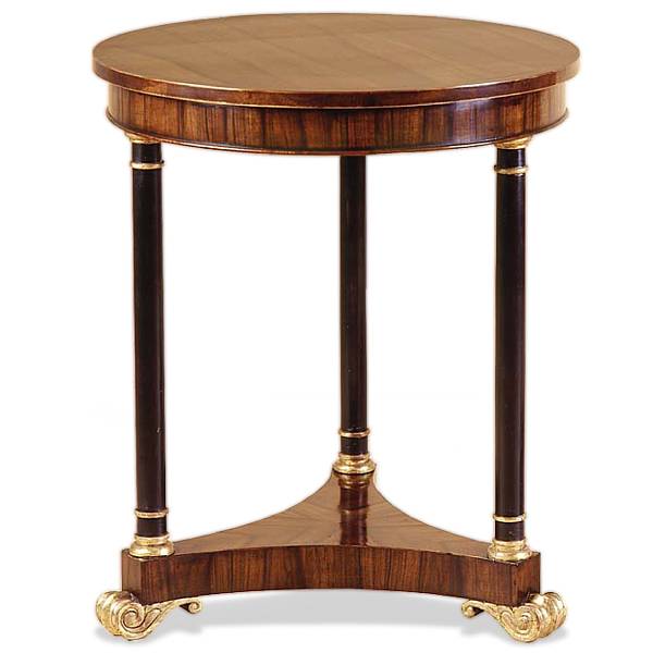 Appraisal: A French Empire style rosewood and giltwood gueridon height in