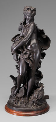 Appraisal: After Auguste Moreau French - th century Salacia or Amphitrite