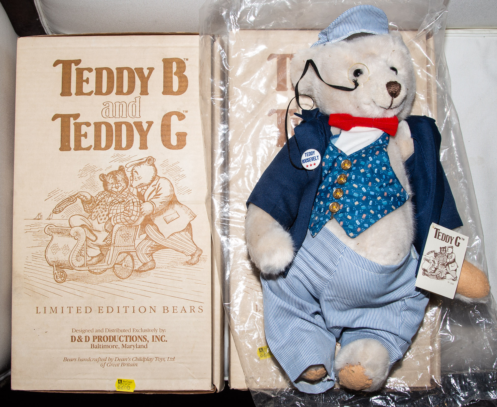 Appraisal: TWO LIMITED EDITION TEDDY BEARS Comprising Teddy B and Teddy