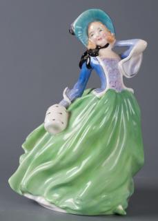 Appraisal: Royal Doulton Autumn Breezes Porcelain Figure Stamped to bottom measures