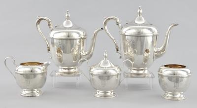 Appraisal: An International Sterling Silver Tea Coffee Serving Set Consisting of