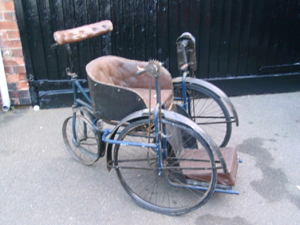 Appraisal: An unusual chain driven self propelled invalid tricycle by R