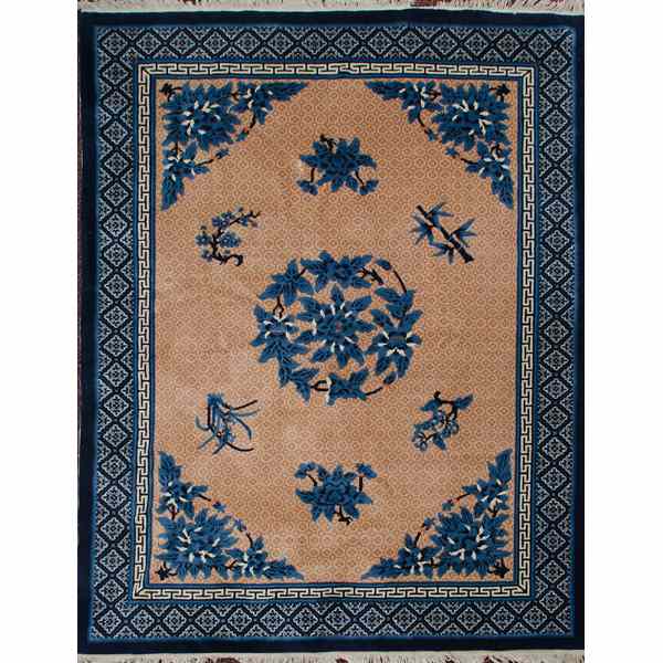 Appraisal: Chinese Wool Rug x in Ex Collection C M Tsang