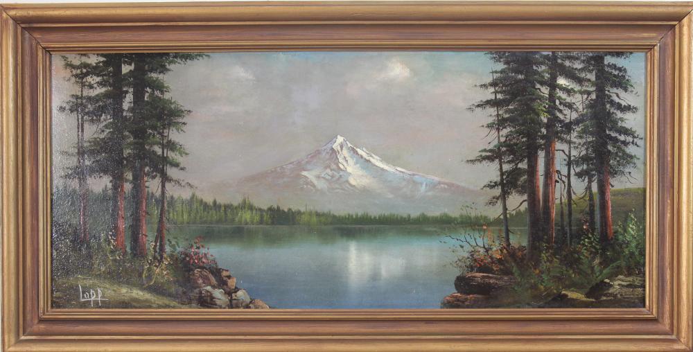 Appraisal: HARRY LEONARD LOPP Oregon Montana Canada - oil on board