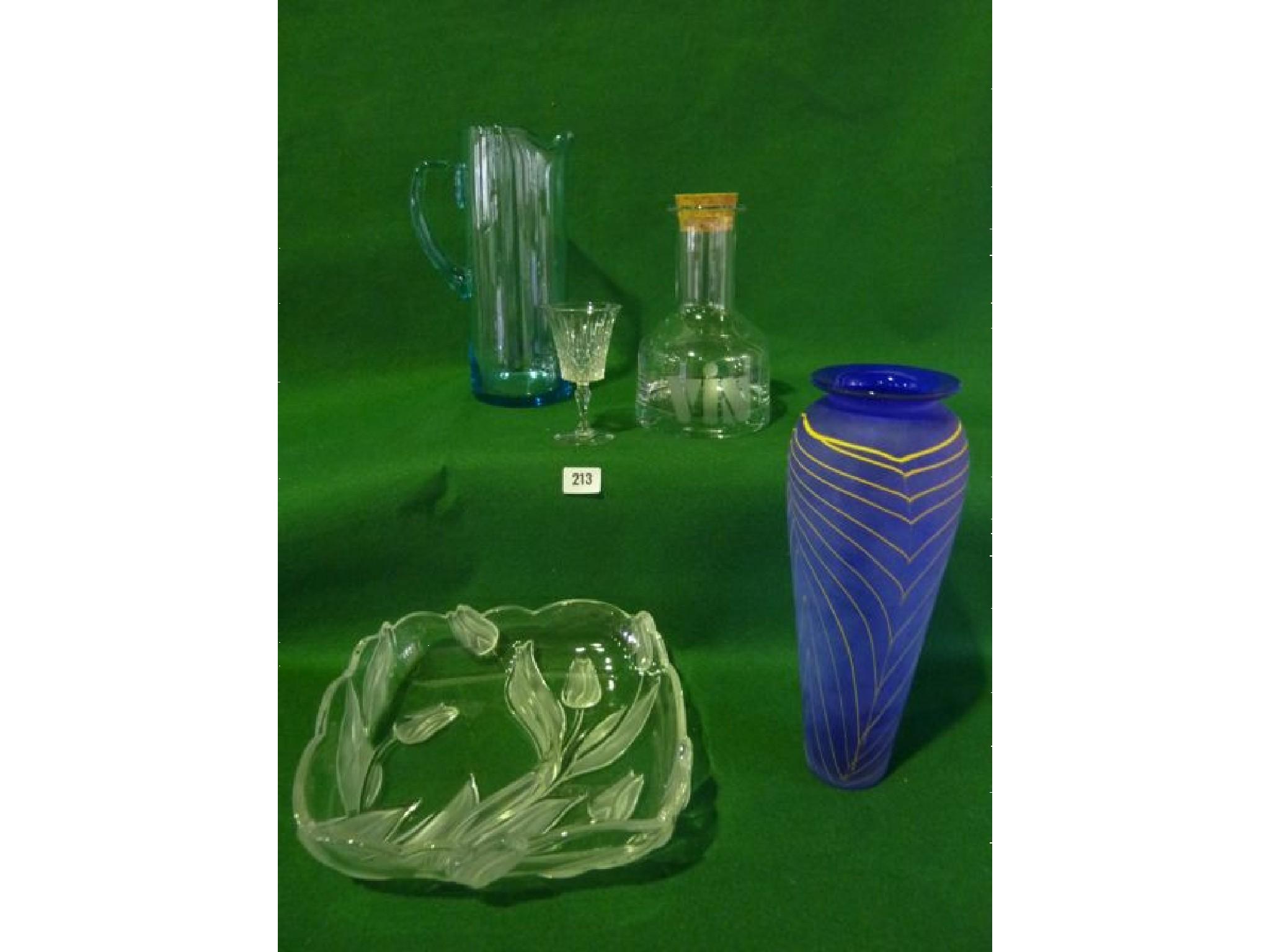 Appraisal: An extensive selection of crystal and other glass including eight