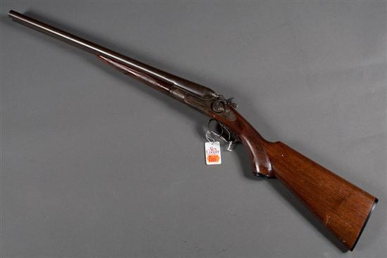 Appraisal: American Gun Company New York gauge double barrel percussion shotgun