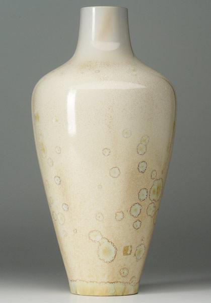 Appraisal: SEVRES Porcelain vase attributed to Taxile Doat with fully blown