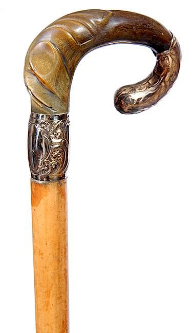 Appraisal: Victorian Horn Dress Cane- Ca - A prime example of