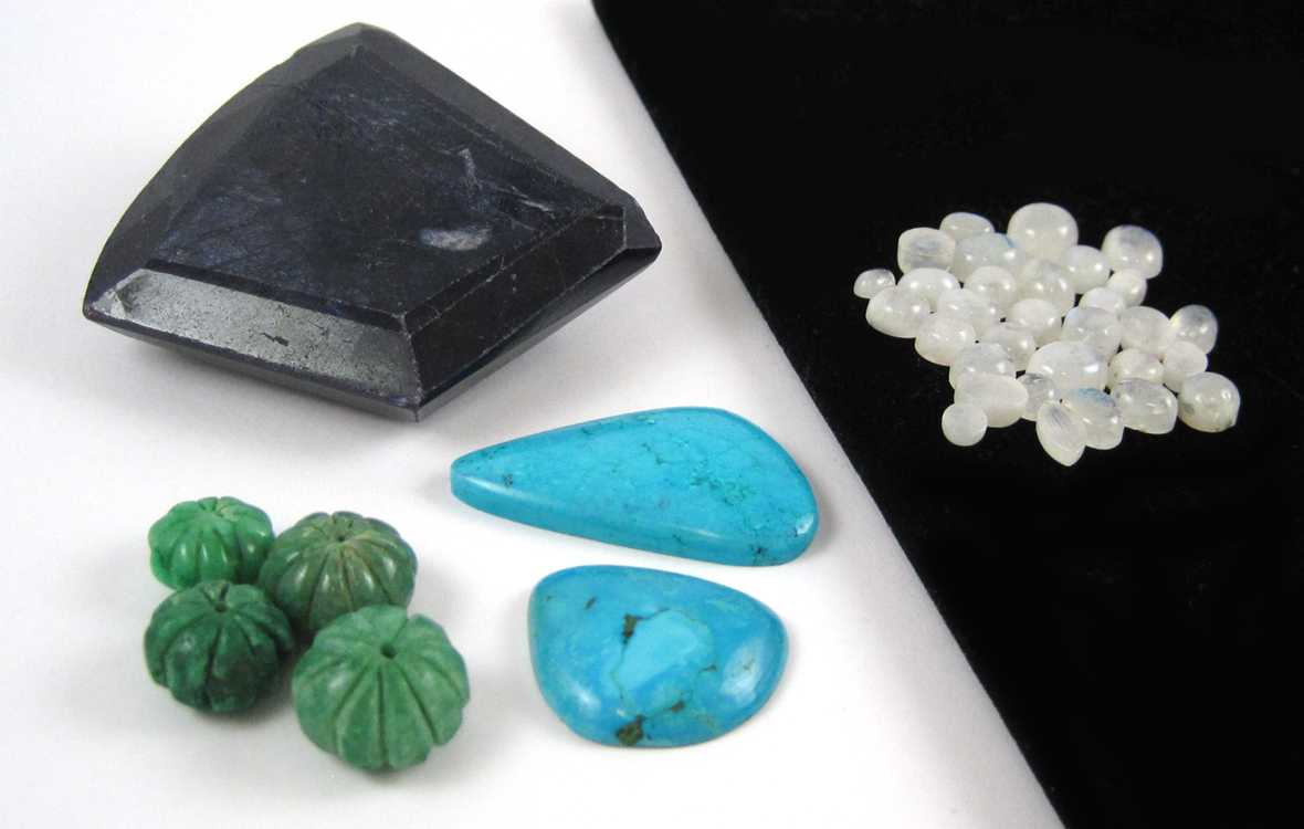 Appraisal: COLLECTION OF THIRTY-EIGHT UNSET GEMSTONES including a large sapphire weighing