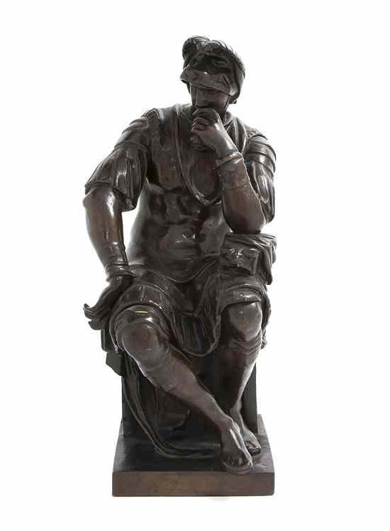 Appraisal: A French Bronze Figure signed Ga Daix depicting a seated